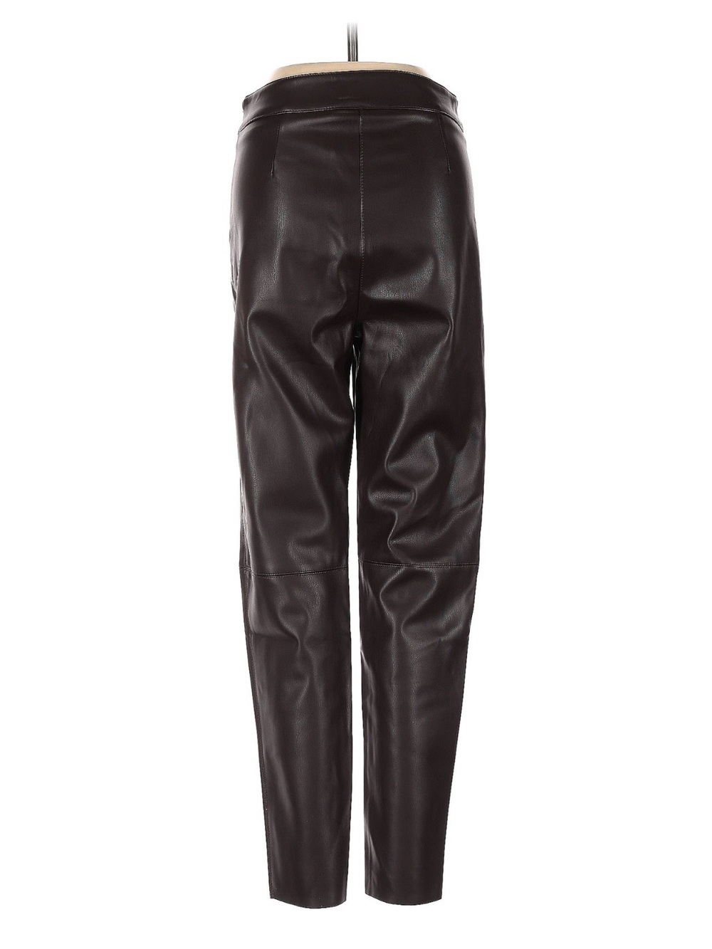 Compagnia Italiana Brown Leather Pants IT 38 US 2 | Quiet Luxury Fall - Picture 4 of 7